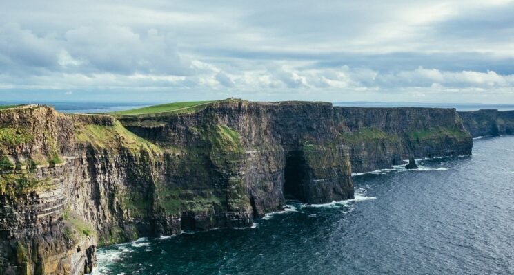 seaside cliff in ireland