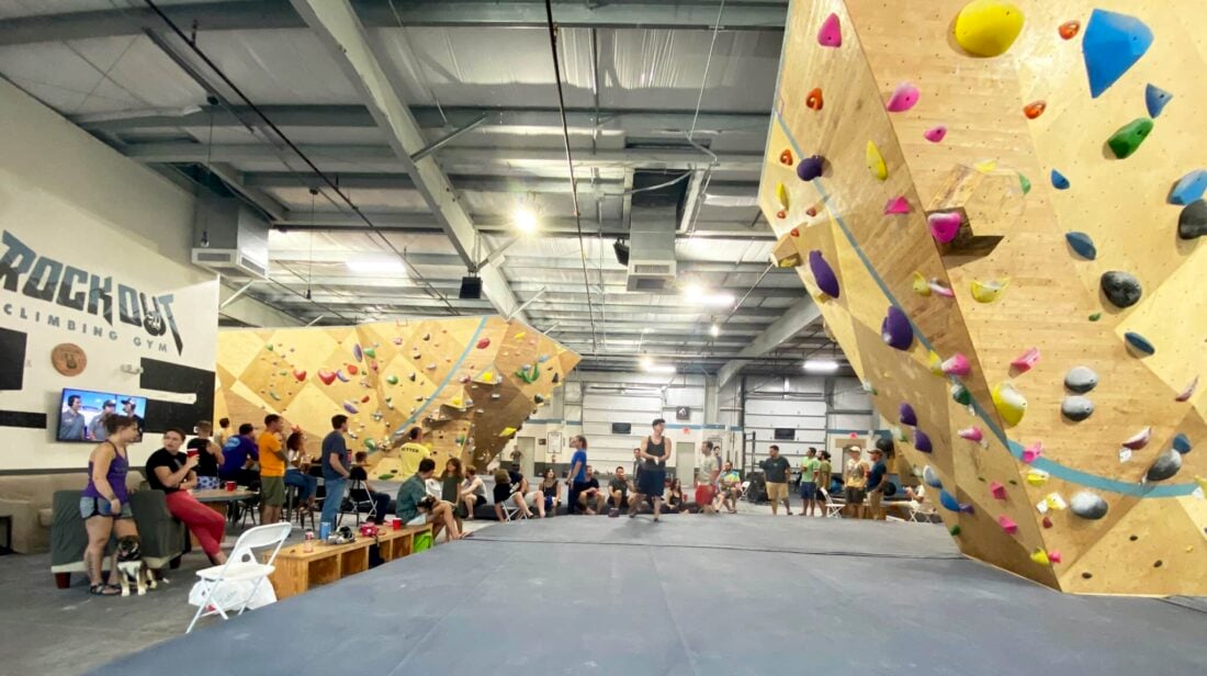 indoor rock climbing gym in Destin, Florida